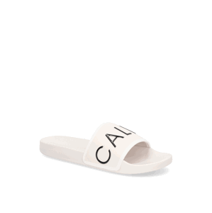 CALVIN KLEIN JEANS SLIDE PADDED CK PES-PU bílá