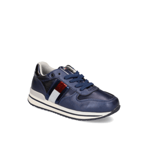 Tommy Hilfiger LOW CUT LACE-UP SNEAKER modrá