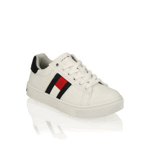 Tommy Hilfiger LOW CUT LACE-UP SNEAKER bílá