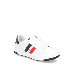 Tommy Hilfiger LOW CUT LACE-UP SNEAKER bílá