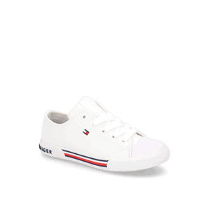 Tommy Hilfiger LOW CUT LACE-UP SNEAKER bílá