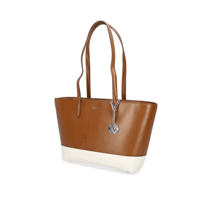 DKNY BRYANT - MD TOTE - COLORBLOCK hnědá