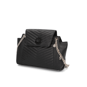 GUESS LIDA CNVRTBLE SHOULDER SATCHEL černá