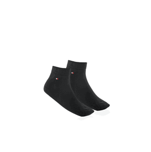 Tommy Hilfiger kotníčkové ponožky černá
