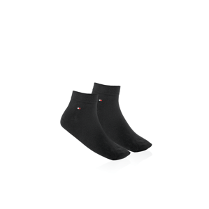 Tommy Hilfiger kotníčkové ponožky černá