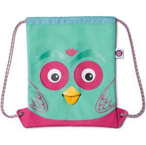 Dětský batůžek Affenzahn Kids Sportsbag Owl - turquoise