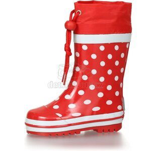 Dětské holinky Playshoes 181767 dots červená Velikost: 24-25