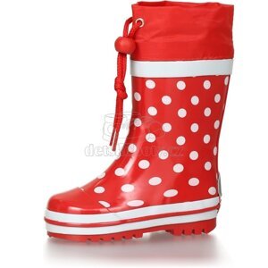 Dětské holinky Playshoes 181767 dots červená Velikost: 26-27