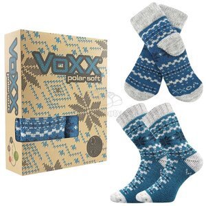 Dětské ponožky VoXX Trondelag set petrolejová Velikost: 39-42
