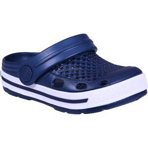 Dětské plážovky Coqui 6423 Navy/White Navy Velikost: 26-27