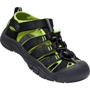 Dětské sandály Keen NEWPORT H2 YOUTH black/lime green Velikost: 36