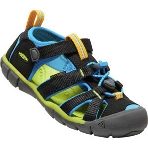 Dětské sandály Keen Seacamp II CNX CHILDREN black/brilliant blue Velikost: 29
