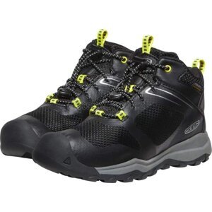 Dětské celoroční boty Keen WANDURO MID WP YOUTH black/silver Velikost: 35