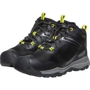 Dětské celoroční boty Keen WANDURO MID WP YOUTH black/silver Velikost: 36