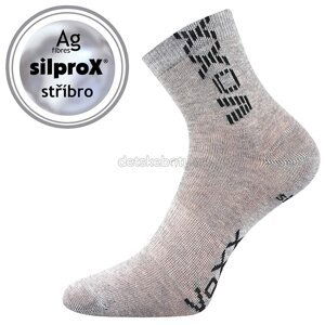 Ponožky VoXX Adventurik světle šedá melé Velikost: 25-29