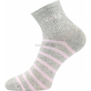 Ponožky VoXX Boxana pruhy šedá Velikost: 39-42