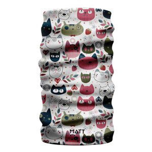 Matt Kids Scarf Coolmax Eco cats Velikost: UNI