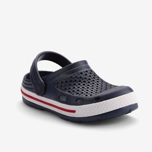 Dětské plážovky Coqui 6413 Navy/White Velikost: 36