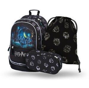 BAAGL 3 SET Core Harry Potter Bradavice: batoh, penál, sáček