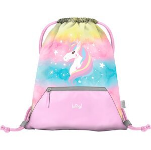 BAAGL Sáček s kapsou Rainbow Unicorn