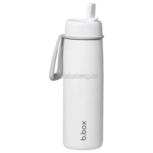 b.box 0923 Nerezová termolahev s brčkem 690 ml - white out