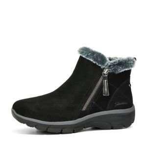 Skechers dámské komfortní kotníkové boty - černé - 37