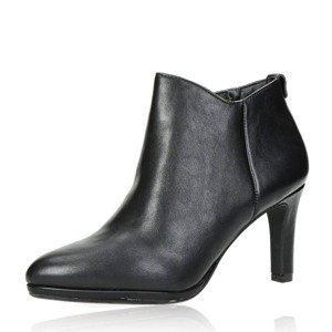 Tamaris dámské elegantní kotníkové boty - černé - 37