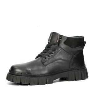Robel pánské zimní kotníkové boty na zip - černé - 44