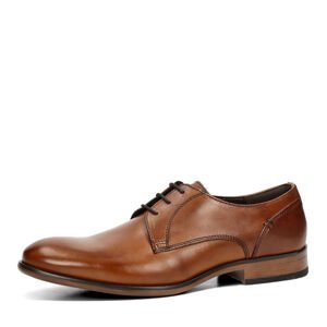 Robel pánské kožené společenské boty - hnědé - 44