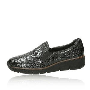 Rieker dámské slip-on polobotky - černé - 36