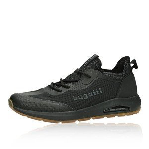 Bugatti pánské pohodlné tenisky - černé - 45