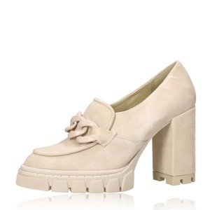 Olivia shoes dámské módní polobotky - béžové - 37