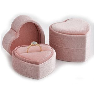 Šperky4U Růžová dárková krabička na prsten - KR0500