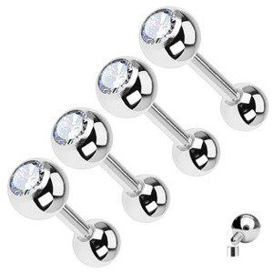 Cartilage piercing TITAN zirkon - TIT1008-16124