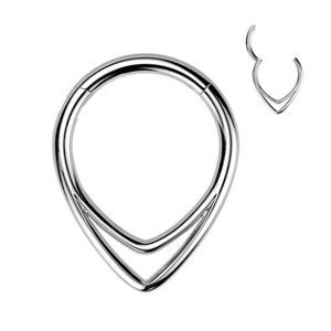 Šperky4U Piercing septum / helix / cartilage TITAN - TIT1328-1210