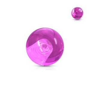 Šperky4U Náhradní kulička 1,2 mm, průměr 3 mm, barva fialová - ND001A-1203