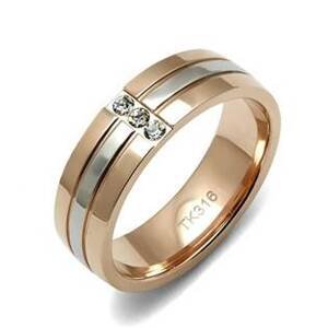 Šperky4U Dámský ocelový prsten, šíře 6 mm, vel. 52 - velikost 52 - OPR0001-D-52