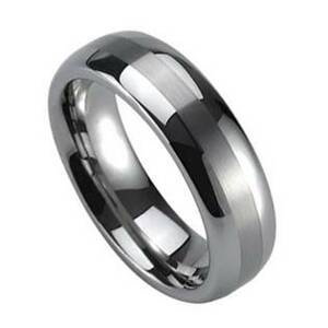 NUBIS® NWF1026 Pánský snubní prsten wolfram - velikost 63 - NWF1026-63