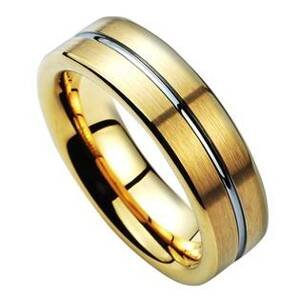 NUBIS® NWF1053 Dámský snubní prsten zlacený - velikost 48 - NWF1053-48