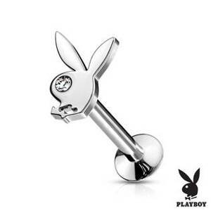 Šperky4U Labreta Playboy, tyčka 1,2 x 6 mm - LB0024-1206