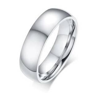 Šperky4U OPR0099 Pánský ocelový snubní prsten - velikost 70 - OPR0099-P-70