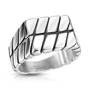 Šperky4U Pánský ocelový prsten - velikost 70 - OPR0124-70