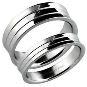 Šperky4U OPR1385 Pánský snubní prsten - velikost 62 - OPR1385-62