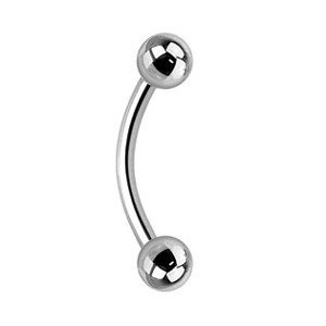 Šperky4U Piercing do obočí - kuličky, tl. tyčky 1,6 mm - OB01100-16195