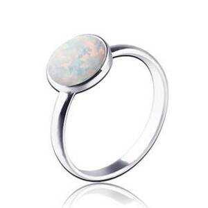 NUBIS® Stříbrný prsten s opálem - velikost 56 - NBP95-OP17-56