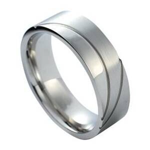 NUBIS® NSS1017 Pánský snubní prsten - velikost 72 - NSS1017-72
