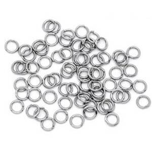 Šperky4U komponenty - ocelový kroužek 0,8x7 mm - OK1032