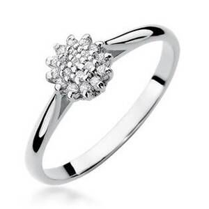 NUBIS® Zlatý prsten s diamanty - velikost 52 - W-401W-52