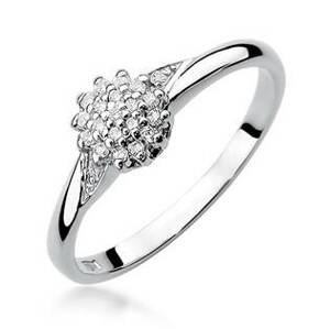 NUBIS® Zlatý prsten s diamanty - velikost 52 - W-419W-52