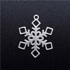 Šperky4U Ocelový přívěšek - sněhová vločka - OK1351-ST